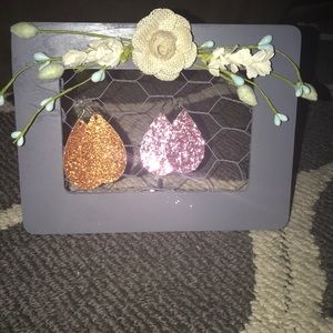 Earring holder with earrings